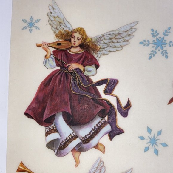 Tulip Rub-on Transfers Christmas Holiday Gorgeous Angels MPD 329 - Picture 7 of 10